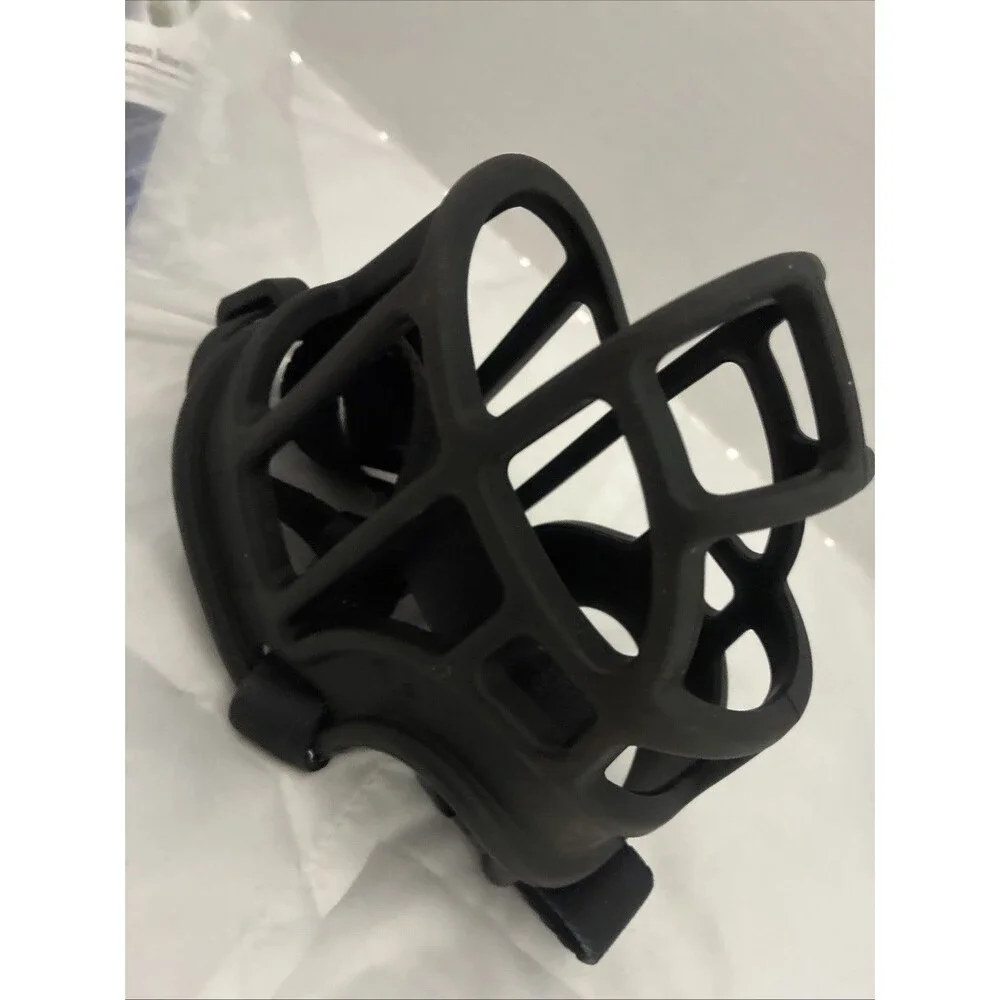 Barkless Soft Basket Silicone Dog Muzzle for Biting and Chewing